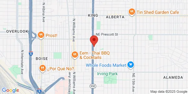 Map of 420 NE Mason St Portland, OR 97211