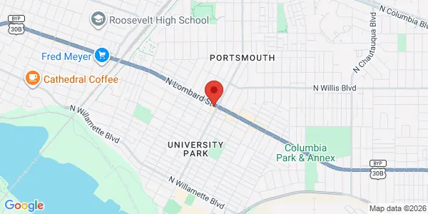 Map of 5308 North Lombard St Ste 102 Portland, OR 97203