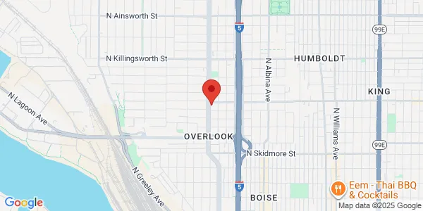 Map of 4920 N Interstate Ave Ste 240 Portland, OR 97213