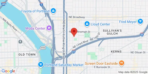 Map of 839 NE Holladay St Portland, OR 97232