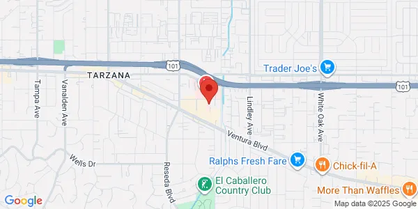 Map of 18344 Clark St Ste 101 Los Angeles, CA 91356