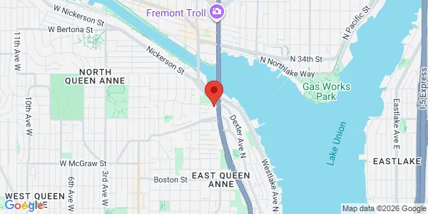Map of 2717 Dexter Ave N Seattle, WA 98109