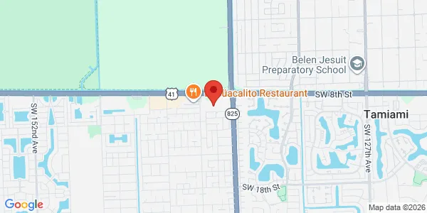 Map of 13808 SW 8th St. Miami, FL 33184