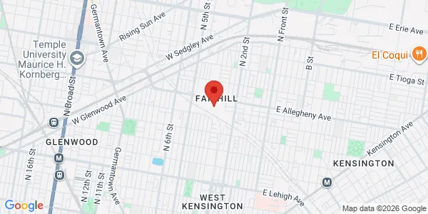 Map of 400 W Allegheny Ave Philadelphia, PA 19133