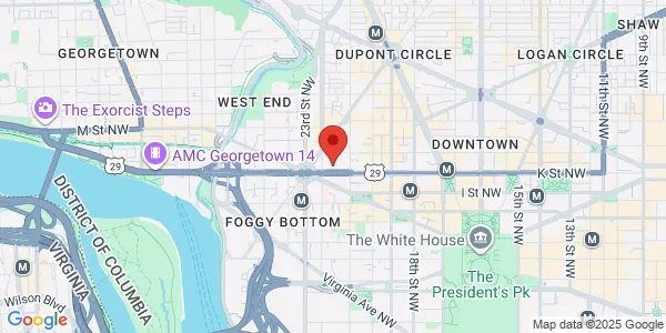 Map of 2141 K St NW Suite 508 Washington, DC 20037