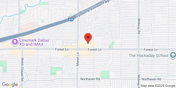 Map of 3757 Forest Ln Dallas, TX 75244