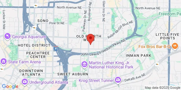 Map of 285 Boulevard Ne Ste. 215 Atlanta, GA 30312