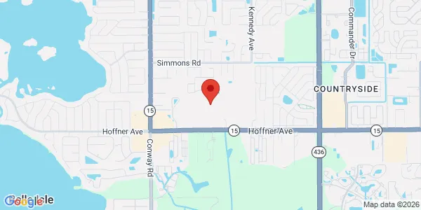 Map of 5463 Gateway Cir Ste 102 Orlando, FL 32812