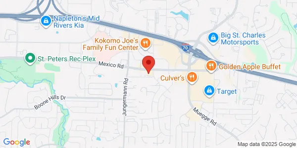 Map of 4101 Mexico Rd Ste E Saint Peters, MO 63376