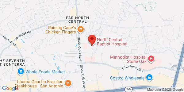 Map of 502 Madison Oak Ste 350 San Antonio, TX 78258