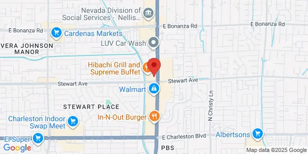 Map of 305 N Nellis Blvd Ste 150 Las Vegas, NV 89110