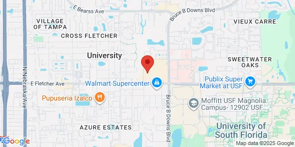 Map of 13562 University Plaza Ste 301 Tampa, FL 33613