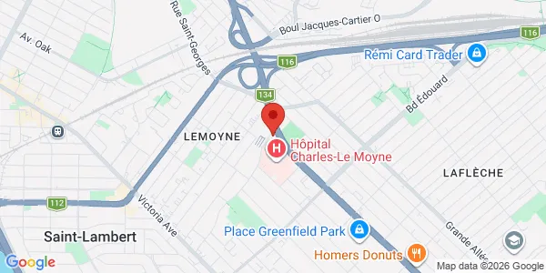 Map of 2984 Boulevard Taschereau Bureau 102 Greenfield Park, QC J4V 2G9 Canada