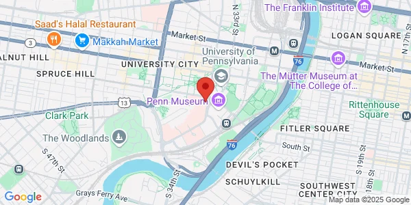 Map of 3400 Spruce St 1 Silverstein Philadelphia, PA 19104