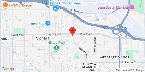 Map of 2708 E Willow St Long Beach, CA 90815