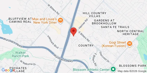 Map of 13402 San Pedro Ave San Antonio, TX 78216