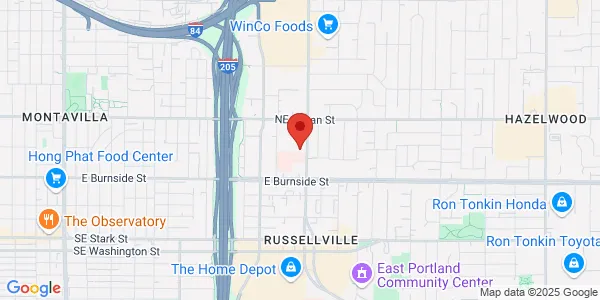 Map of 233 NE 102nd Ave Portland, OR 97220