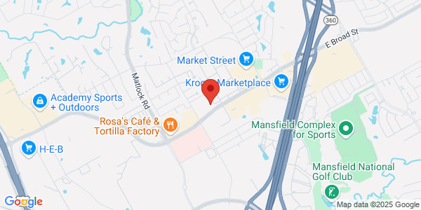Map of 2975 E Broad St Ste 101 Mansfield, TX 76063
