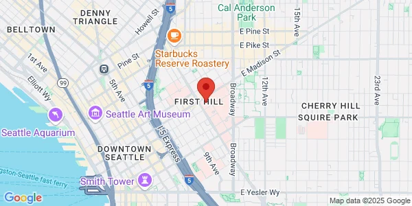 Map of 1101 Madison St Ste 301 Seattle, WA 98104