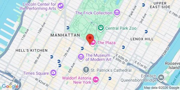Map of 30 Central Park S Ste 10A New York, NY 10019