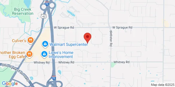 Map of 8370 Dow Cir Ste 400 Strongsville, OH 44136
