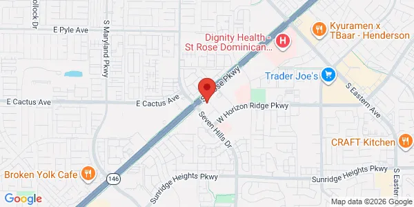 Map of 3175 St Rose Pkwy Ste 130 Henderson, NV 89052
