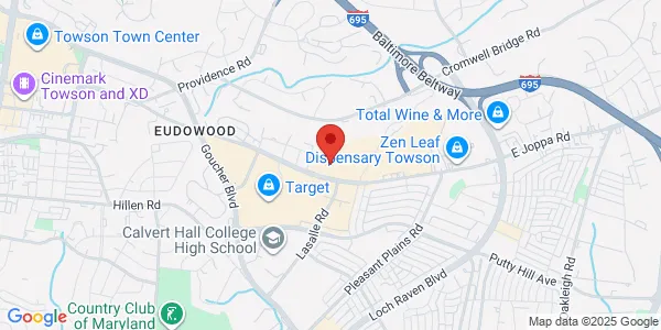 Map of 1220B E Joppa Rd Ste 324 Towson, MD 21286