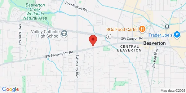 Map of 14125 SW Farmington Rd Beaverton, OR 97005