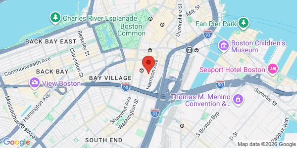 Map of 800 Washington St Proger Bldg, Fl 4 Boston, MA 02111