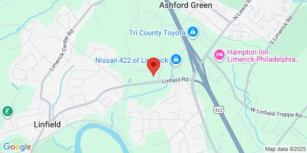 Map of 400 Enterprise Dr Fl 1, Ste 101 Royersford, PA 19468