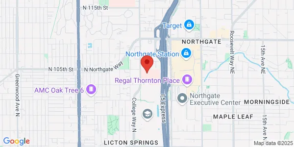 Map of 10330 Meridian Ave N Ste 200 Seattle, WA 98133