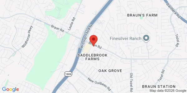 Map of 9820 Braun Rd Ste 101 San Antonio, TX 78254