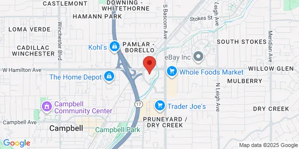 Map of 900 E Hamilton Ave Ste 600 Campbell, CA 95008