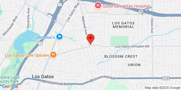 Map of 15899 Los Gatos Almaden Rd Ste 6 Los Gatos, CA 95032