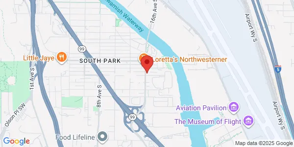Map of 8720 14th Ave S Seattle, WA 98108