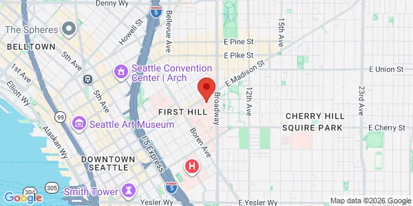 Map of 1229 Madison St Ste 900 Seattle, WA 98104