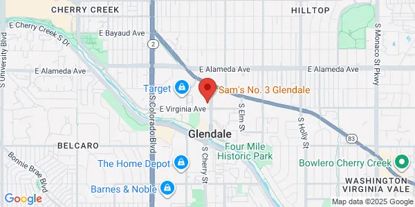 Map of 469 S Cherry St 101 Ste 101 Denver, CO 80246