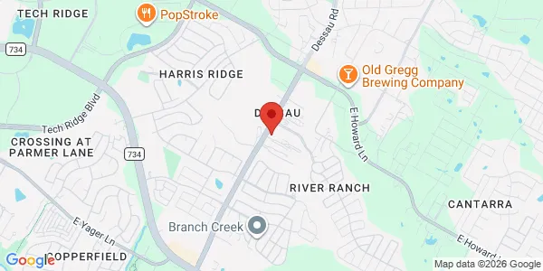 Map of 13009 Dessau Rd Austin, TX 78754