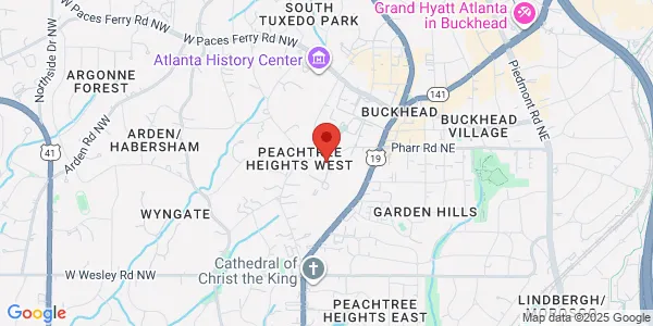 Map of 3060 Pharr Ct NW N Atlanta, GA 30305