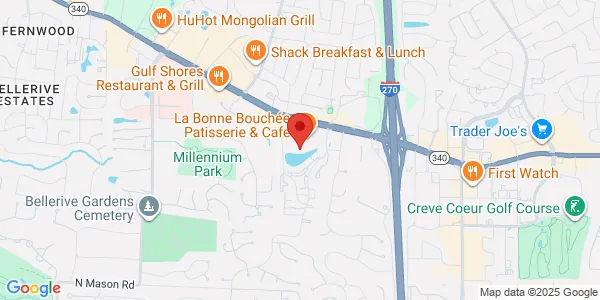 Map of 12400 Olive Blvd Ste 100 St. Louis, MO 63141