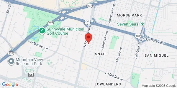 Map of 725 San Aleso Ave Ste 2 Sunnyvale, CA 94085