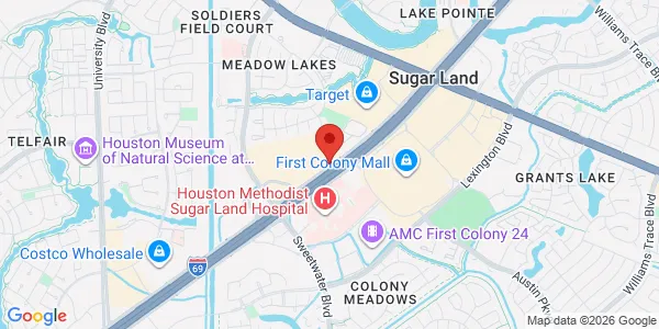 Map of 16550 Southwest Fwy Sugar Land, TX 77479