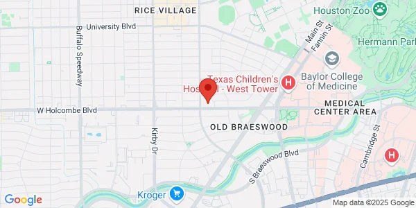 Map of 2256 W Holcombe Blvd Houston, TX 77030