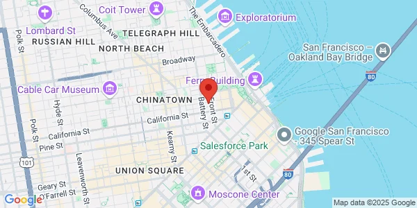 Map of 325 Sacramento St San Francisco, CA 94111