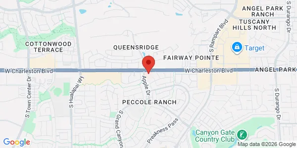 Map of 9499 W Charleston Blvd Ste 100 Las Vegas, NV 89117