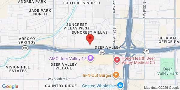 Map of 3010 W Agua Fria Fwy Ste 150 Phoenix, AZ 85027
