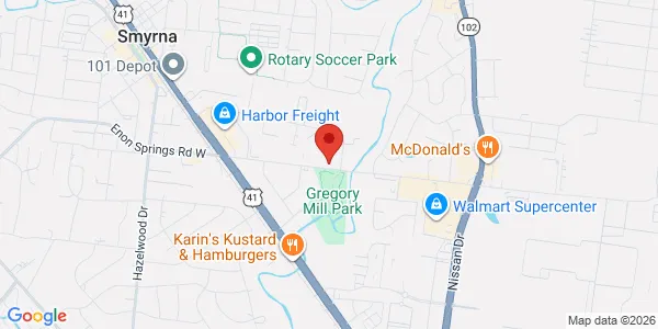 Map of 361 Enon Springs Rd E Smyrna, TN 37167