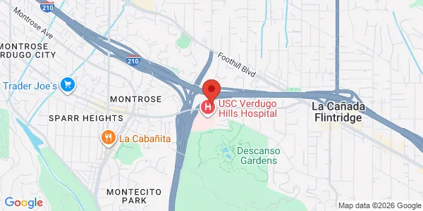 Map of 1809 Verdugo Blvd Ste 100 Glendale, CA 91208