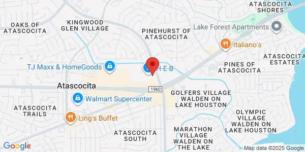 Map of 7405 Fm 1960 Rd E Ste 204 Humble, TX 77346