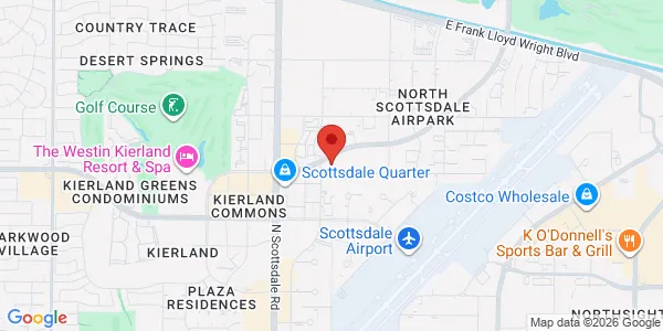 Map of 15425 N Greenway Hayden Lp Ste A300 Scottsdale, AZ 85260